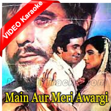 Main Aur Meri Awargi - Mp3 + VIDEO Karaoke - Kishore Kumar