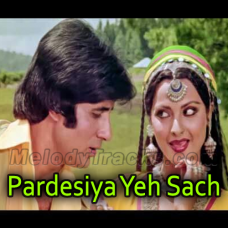 Pardesiya Yeh Sach Hai Piya - Karaoke Mp3 - Kishore Kumar - Natwarlal