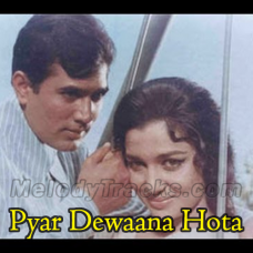 Pyar dewaana hota hai - Karaoke Mp3 - Kishore Kumar