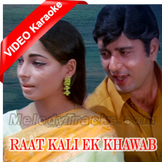 Raat kali ek khawab mein aai - Mp3 + VIDEO Karaoke - Kishore Kumar