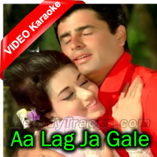 Aa Lag Ja Gale Dilruba - Mp3 + VIDEO Karaoke - Dus Lakh 1966 - Rafi