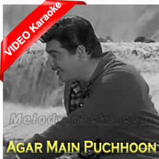 Agar main puchhoon jawab doge - Mp3 + VIDEO Karaoke - Shikari (1963) - Rafi