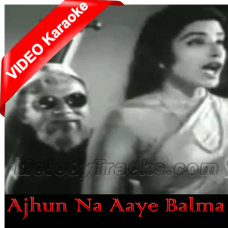 Ajhun na aaye balma - Mp3 + VIDEO Karaoke - Sanjh Aur Savera (1964) - Rafi