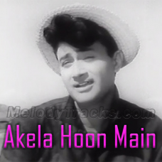 Akela hoon main is duniya mein - Karaoke Mp3 - Baat ik raat ki (1962) - Rafi