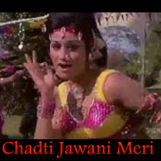 Chadti Jawani Meri Chaal Mastani Karaoke