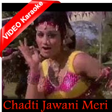 Chadti Jawani Meri Chaal Mastani Karaoke