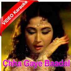 Chha Gaye Baadal Neel Gagan par - Mp3 + VIDEO Karaoke - Chitralekha (1964) - Rafi