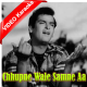 Chhupne wale samne aa - Mp3 + VIDEO Karaoke - Tumsa Nahin Dekha 1957 - Rafi