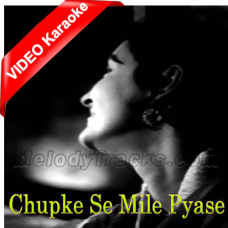 Chupke Se Mile Pyase - Mp3 + VIDEO Karaoke - Manzil 1960 - Rafi