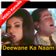 Deewane Ka Naam To Poochho - Mp3 + VIDEO Karaoke - Mohammed Rafi