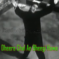 Dheere Chal Ae Bheegi Hawa - Karaoke Mp3 - Boy Friend - 1961 - Rafi