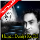 Hamen duniya ko dil ke zakham - Mp3 + VIDEO Karaoke - Aadhi Raat 1950 - Rafi