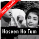 Haseen Ho Tum Khuda Nahin Ho - Mp3 + VIDEO Karaoke - Budtameez 1966 - Rafi