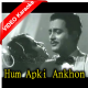 Hum Apki Ankhon Mein - Mp3 + VIDEO Karaoke - Pyaasa 1957 - Rafi
