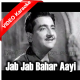Jab Jab Bahar Aayii - Mp3 + VIDEO Karaoke - Taqdeer - Rafi