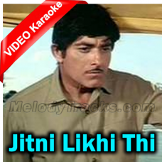 Jitni Likhi Thi Muqaddar Mein - Mp3 + VIDEO Karaoke - Nai Roshni - 1967 - Rafi