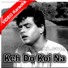 Keh Do Koi Na Kare Yahan Pyar - Mp3 + VIDEO Karaoke - Goonj Uthi Shehnai - 1959 - Rafi