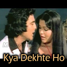 Kya Dekhte Ho - Karaoke Mp3 - Qurbani - 1980 - Rafi