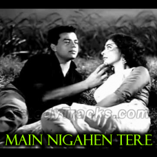Main Nigahen Tere Chehre - Karaoke Mp3 - Apki Parchaayian - 1964 - Rafi