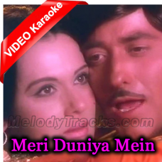 Meri Duniya Mein Tum Aayi - Mp3 + VIDEO Karaoke - Heer Raanjha - 1970 - Rafi