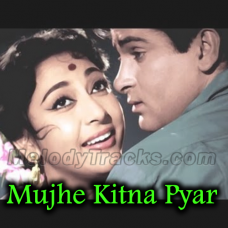 Mujhe Kitna Pyar Hai - Karaoke Mp3 - Dil tera deewana - 1962 - Rafi