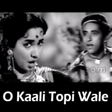O Kaali Topi Wale Zara - Karaoke Mp3 - Kaali Topi Lal Rumal - 1959 - Rafi
