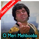 O Meri Mehbooba - Mp3 + VIDEO Karaoke - Dharam Veer - 1977 - Rafi