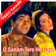 O Sanam Tere Ho Gaye Hum - Mp3 + VIDEO Karaoke - Ayee Milan Ki Bela - 1964 - Rafi