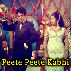 Peete Peete Kabhi Kabhi - Karaoke Mp3 - Bairaag - 1976 - Rafi