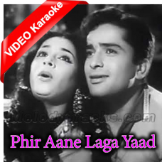 Phir Aane Laga Yaad Wohi - Mp3 + VIDEO Karaoke - Yeh Dil Kisko Doon - 1963 - Rafi