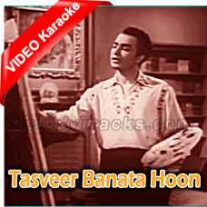 Tasveer Banata Hoon Teri Khoon - Mp3 + VIDEO Karaoke - Dewana - 1952 - Rafi
