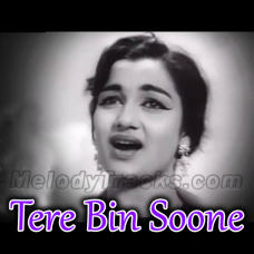 Tere Bin Soone Nain - Karaoke Mp3 - Meri Surat Teri Aankhen - 1963 - Rafi