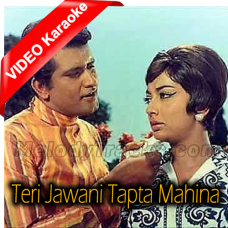 Teri Jawani Tapta Mahina - Mp3 + VIDEO Karaoke - Amaanat - 1977 - Rafi