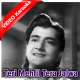 Teri Mehfil Tera Jalwa - Mp3 + VIDEO Karaoke - Sohni Mahiwal - 1958 - Rafi