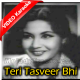 Teri Tasveer Bhi Tujh Jaisi - Mp3 + VIDEO Karaoke - Kinara Kinara - 1963 - Rafi