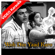 Woh Din Yaad Karo - Mp3 + VIDEO Karaoke - Hamrahi - 1963 - Rafi