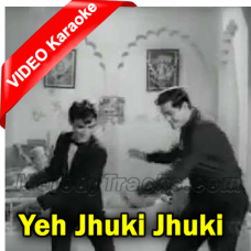 Yeh Jhuki Jhuki Si Nighahen - Mp3 + VIDEO Karaoke - Aao Pyar Karen 1964 - Rafi