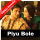 Piyu Bole - Mp3 + VIDEO Karaoke - Shreya Goshal - Sonu Nigam - Parineeta