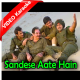 Sandese Aate Hain - Mp3 + VIDEO Karaoke - Sonu Nigam - 2007