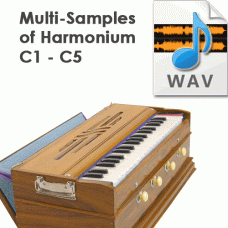 Harmonium Multi Sampling Notes C1 - C5 Octaves - (High Quality .WAV Format 14.100 kHz, 24 Bit) - 5 Files